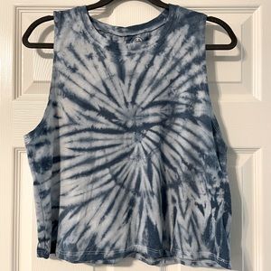 Cropped Tie Dye Tank Top